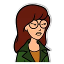 😡-Daria and Jane, Telegram Sticker
