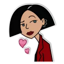😘-Daria and Jane, Telegram Sticker