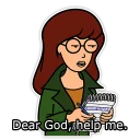 🙏-Daria and Jane, Telegram Sticker