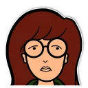 🙁-Daria and Jane, Telegram Sticker
