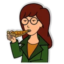 😋-Daria and Jane, Telegram Sticker