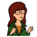 👍-Daria and Jane, Telegram Sticker