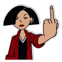 🖕-Daria and Jane, Telegram Sticker
