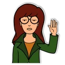 👋-Daria and Jane, Telegram Sticker