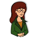 😑-Daria and Jane, Telegram Sticker