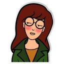 😍-Daria and Jane, Telegram Sticker