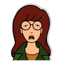 😩-Daria and Jane, Telegram Sticker