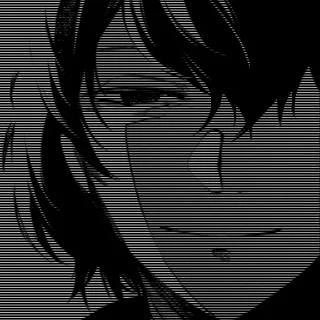 ♠️-Dazai Osamu by @wh_i_am, Telegram Sticker