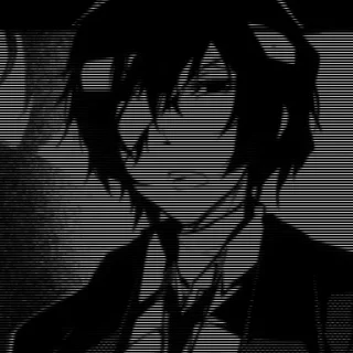 ♠️-Dazai Osamu by @wh_i_am, Telegram Sticker