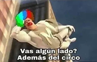 🤡-Lo que sea n°5, Telegram Sticker