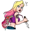 😨-Demons Day, Telegram Sticker