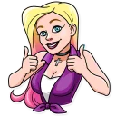 👍-Demons Day, Telegram Sticker