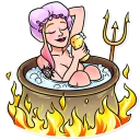 🛀-Demons Day, Telegram Sticker