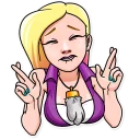 🤞-Demons Day, Telegram Sticker