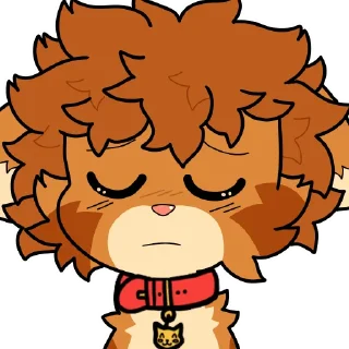😔-Denni (@DenniStickers), Telegram Sticker