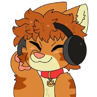 🎧-Denni (@DenniStickers), Telegram Sticker