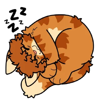 😴-Denni (@DenniStickers), Telegram Sticker