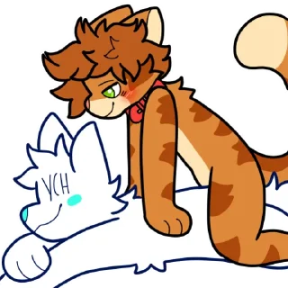 💆‍♂️-Denni (@DenniStickers), Telegram Sticker