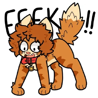 🙀-Denni (@DenniStickers), Telegram Sticker