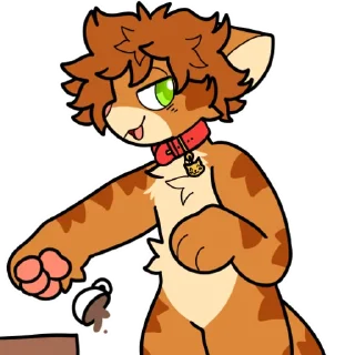 😼-Denni (@DenniStickers), Telegram Sticker