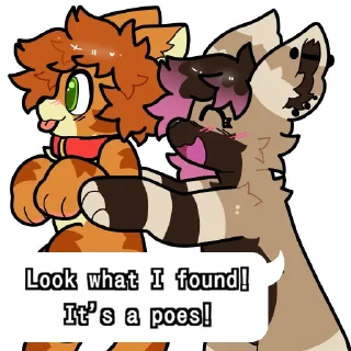 😸-Denni (@DenniStickers), Telegram Sticker
