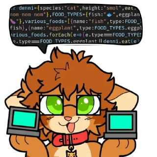 🤓-Denni (@DenniStickers), Telegram Sticker