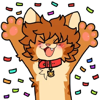 🥳-Denni (@DenniStickers), Telegram Sticker