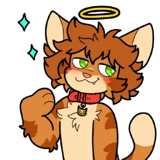 😇-Denni (@DenniStickers), Telegram Sticker