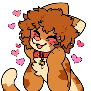 😻-Denni (@DenniStickers), Telegram Sticker
