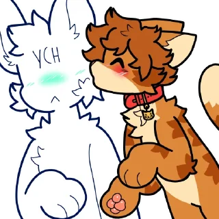 😘-Denni (@DenniStickers), Telegram Sticker