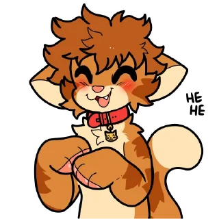 😹-Denni (@DenniStickers), Telegram Sticker