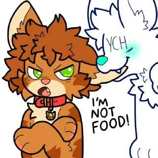 😬-Denni (@DenniStickers), Telegram Sticker