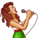 🎤-Desperate Housewives, Telegram Sticker