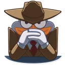 🤔-Detective Caplini, Telegram Sticker