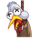 😵-Detective Caplini, Telegram Sticker