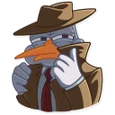 😑-Detective Caplini, Telegram Sticker
