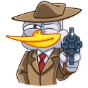 😉-Detective Caplini, Telegram Sticker