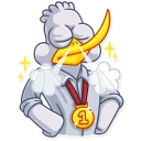 😤-Detective Caplini, Telegram Sticker