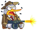😡-Detective Caplini, Telegram Sticker
