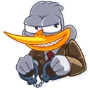 😏-Detective Caplini, Telegram Sticker