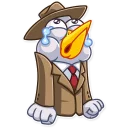 😢-Detective Caplini, Telegram Sticker