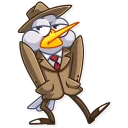 😒-Detective Caplini, Telegram Sticker