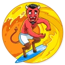 🏄-Devil In You, Telegram Sticker