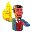 👍-Devil In You, Telegram Sticker