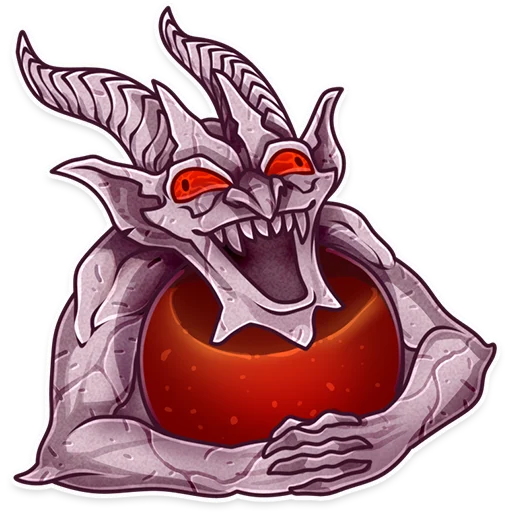 Diablo, telegram sticker