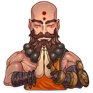 🙏-Diablo, Telegram Sticker