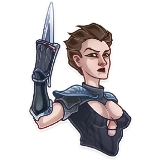 🖕-Diablo, Telegram Sticker
