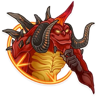 😏-Diablo, Telegram Sticker