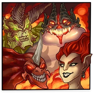 😏-Diablo, Telegram Sticker