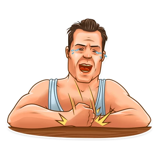 Die Hard, telegram sticker